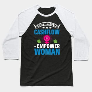 Cashflow Empower Woman Baseball T-Shirt